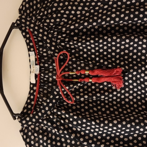 Boden Boho Tassle Tie Cotton Blouse - Picture 4 of 11